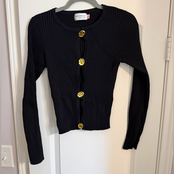 Hello molly SNOWDROP KNIT LONG SLEEVE TOP - Picture 3 of 4